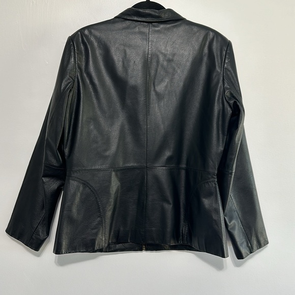 Preston&York black leather jacket​ - Picture 4 of 4